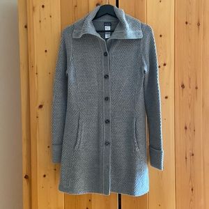 Patagonia merino wool button up long cardigan